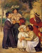 Pierre-Auguste Renoir The Artist Family, painting